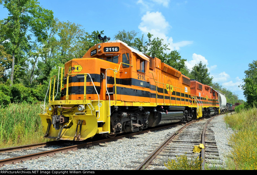 GC 2116 on the Chesapeake & Albemarle Railroad